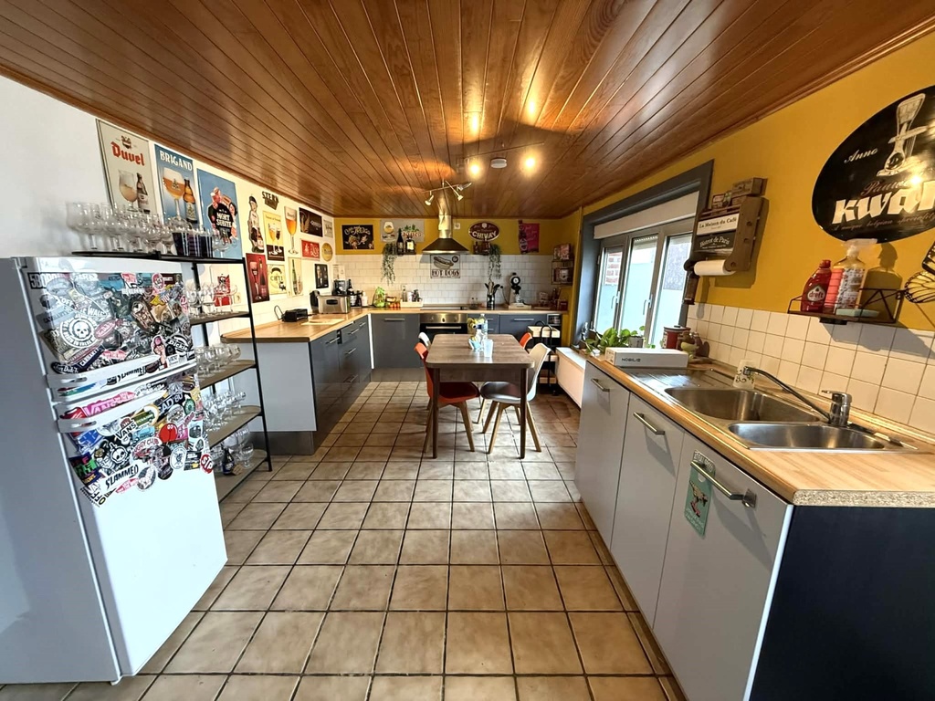 A LOUER à Blaton : Maison 2 chambres avec jardin et passage latéral