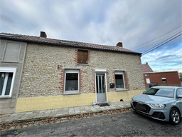 Loué à Blaton : Maison 2 chambres avec jardin et passage latéral