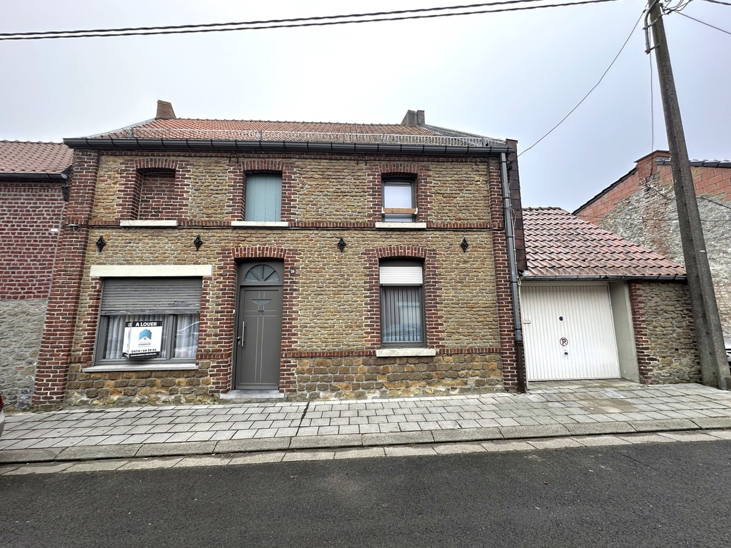 Loué à BLATON (7321) : Maison 3 ch. avec jardin et garage
